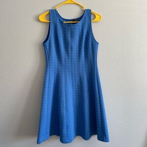 The Limited Blue Textured Dress